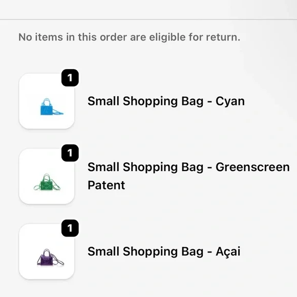 Small Shopping Bag - Açai